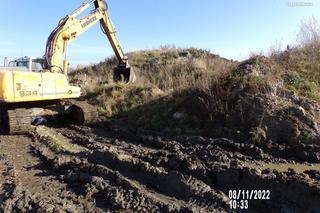 Nielegalne składowisko odpadów w Bieruniu