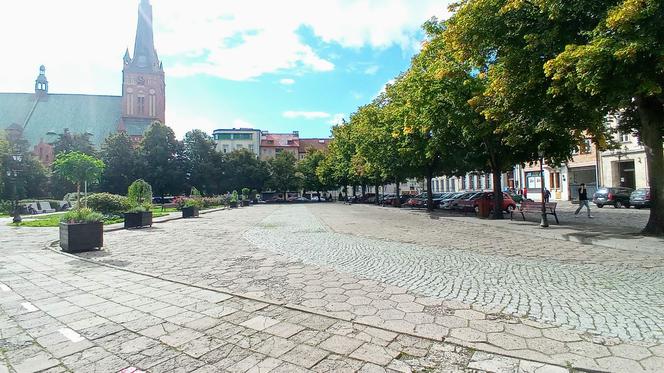 Plac Orła Białego w przeddzień rozpoczęcia przebudowy