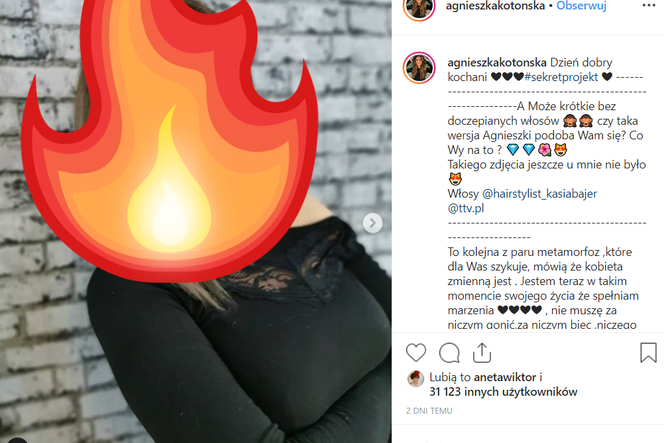 Agnieszka Kotońska przeszła metamorfozę