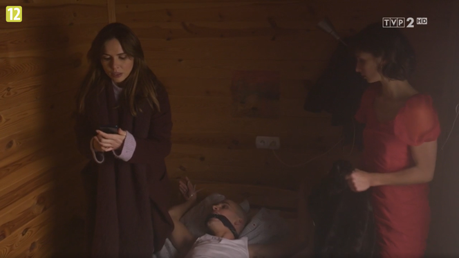 Na dobre i na złe, odc. 840: Hania (Marta Żmuda Trzebiatowska), Seba (Wacław Warchoł), Rita (Laura Pajor)