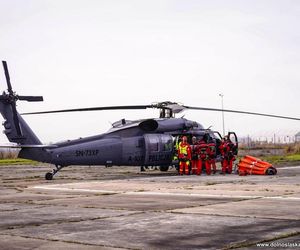 Wrocław. Ćwiczenia na terenie Portu Lotniczego im. Mikołaja Kopernika [ZDJĘCIA].