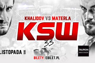 Bilety na płytę KSW 33: Materla vs Khalidov w sprzedaży