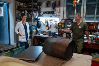 Na dobre i na złe odc. 939. Iga Kaczorowska (Anna Szymańczyk), Aleks - Aleksander Zagajewski (Paweł Małaszyński)