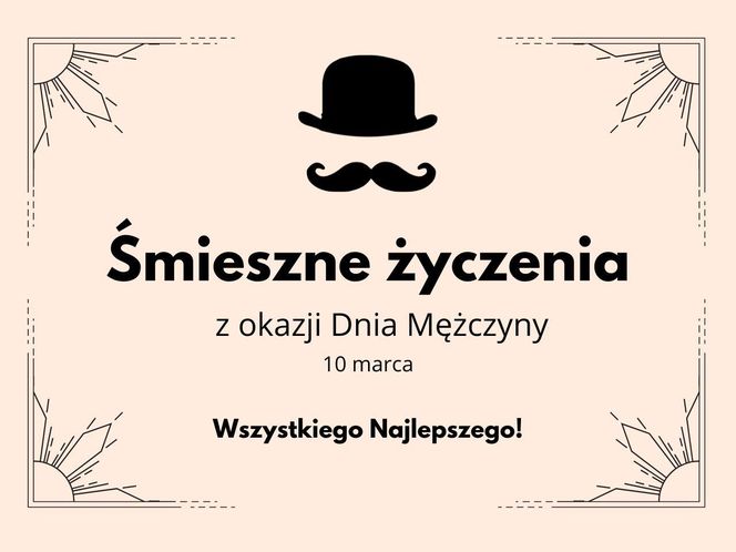 Dzień Mężczyzny - śmieszne życzenia i wierszyki