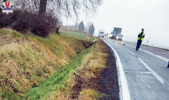 Tragedia na drodze w woj. lubelskim. Piesza zginęła na miejscu 