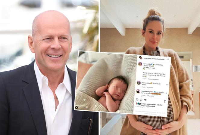 Bruce Willis został dziadkiem! Pierwsza wnuczka gwiazdora na świecie