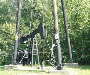 Kopalnia ropy naftowej w Bóbrce