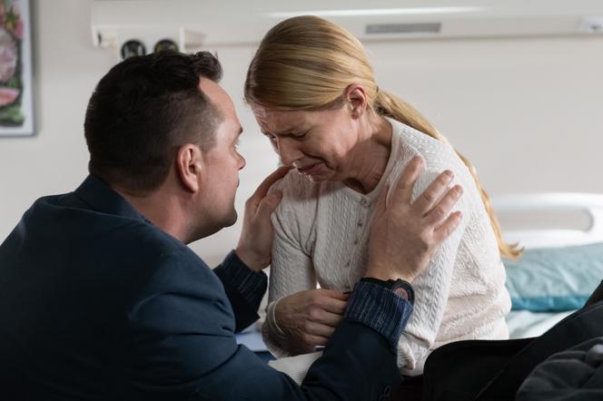 Na Wspólnej, odc. 3089. Renata (Marta Jankowska), Sławek (Mariusz Słupiński)