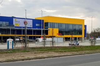 Budowa sklepu IKEA w Szczecinie - kwiecień 2021