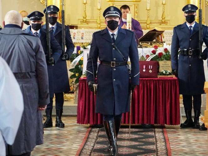 Pogrzeb Marka Swędraka z Komendy Stołecznej Policji