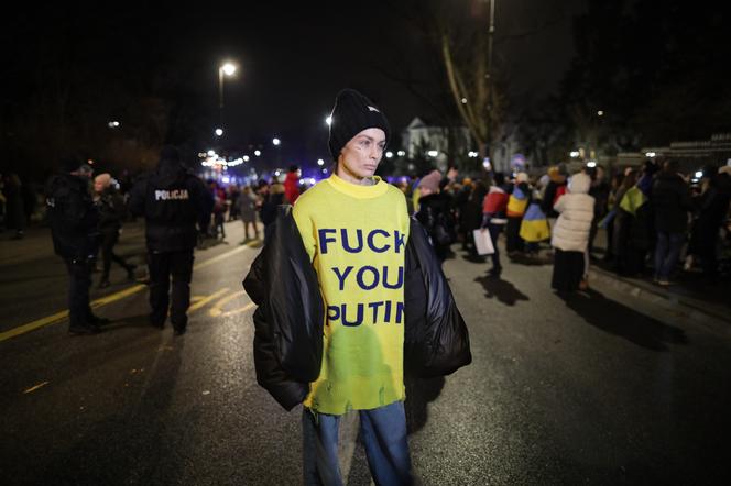 Manifestacja solidarnościowa z Ukrainą