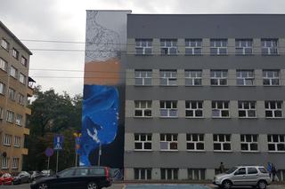 Profilaktyczny mural w Sosnowcu 