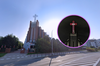 Neonowy krzyż w Warszawie nie każdemu się spodobał. Świeci ludziom w oczy