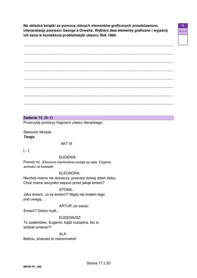 Matura 2025 - język polski