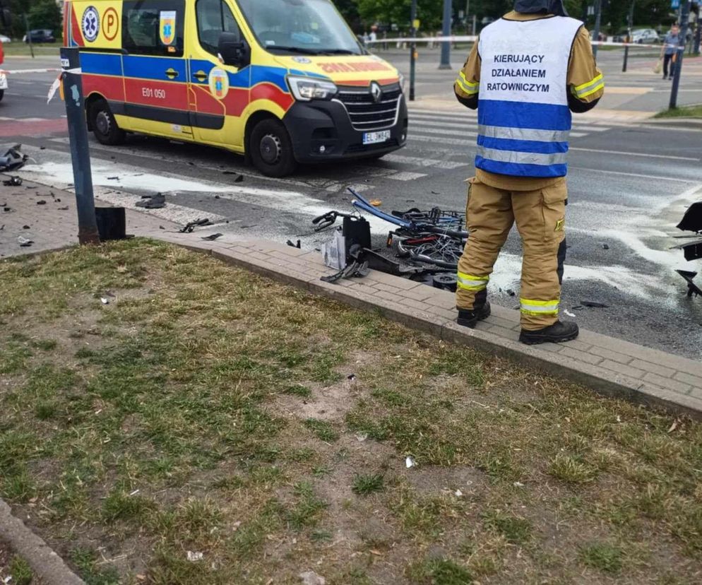 Łódź. Samochód wjechał w grupę przechodniów 