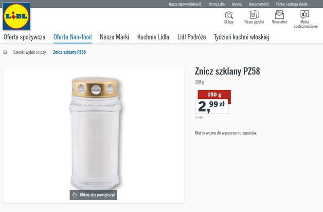 Lidl znicze