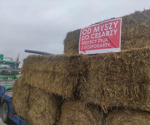 Protest rolników w Elblągu na S7