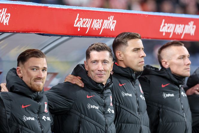 Kibice na meczu Polska -Nowa Zelandia na Stadionie Śląskim