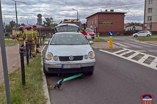 Myślała, że zdąży. Wjechała hulajnogą prosto pod auto