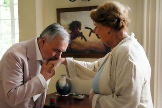 Barwy szczęścia odc. 3122. Józefina Rawiczowa (Elżbieta Jarosik), Andrzej Zastoja-Modelski (Leon Charewicz)