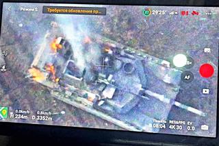 Pierwszy ukraiński Abrams zniszczony. 10 mln rubli nagrody dla operatora drona Lancet 