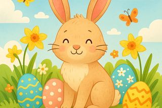 Wielkanoc 2025: Najładniejsze grafiki i obrazki. Do pobrania za darmo