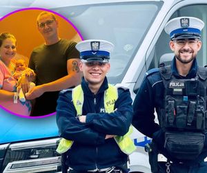 To była walka z czasem! Policjanci uratowali mamę i jej nowo narodzoną córeczkę