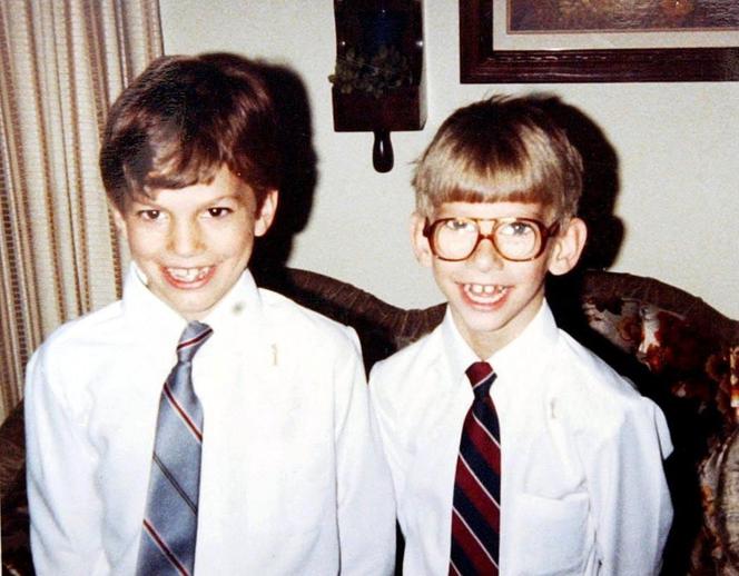 Ashton Kutcher z bratem Michaelem