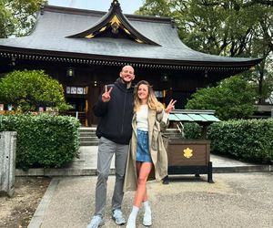 Bartosz Kurek z żoną Anną