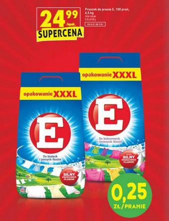 proszek do prania E 24,99 zł/opakowanie XXXL