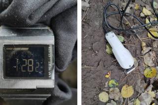 Atrapa bomby znaleziona na granicy z Białorusią. Zobacz zdjęcia