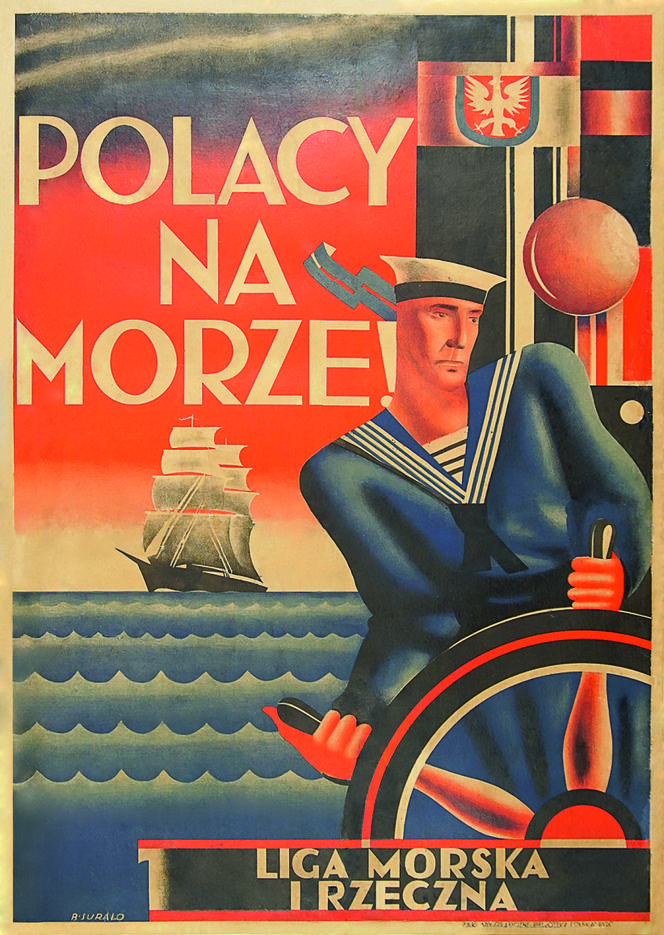Bolesław Surałło Polacy na morze 1930 r.