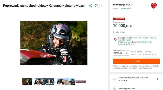 Przejazd samochodem rajdowym Kajetana Kajetanowicza!