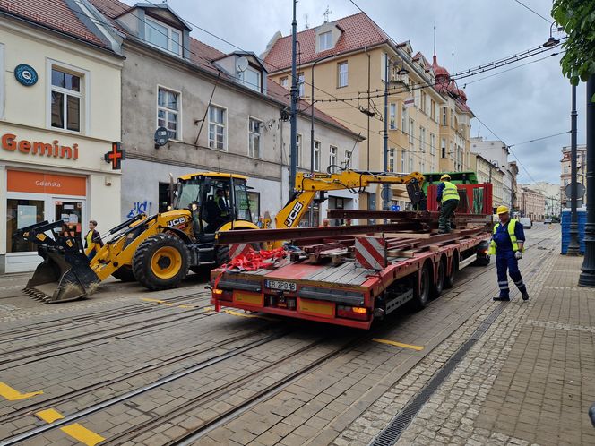 Utrudnienia dla pasażerów. Ulica Gdańska bez tramwajów
