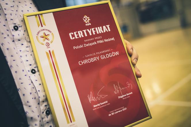 Chrobry odebrał Złoty certyfikat PZPN