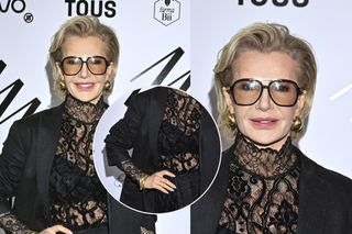 Racewicz w samej bieliźnie?! Prześwitująca sukienka odsłoniła wszystko