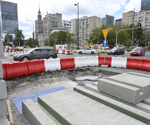 Remont torowiska na ul. Marszałkowskiej (sierpień 2025)