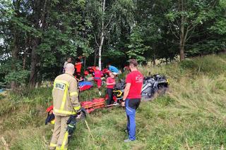 Paralotniarsa spadła z wysokości w Szczyrku