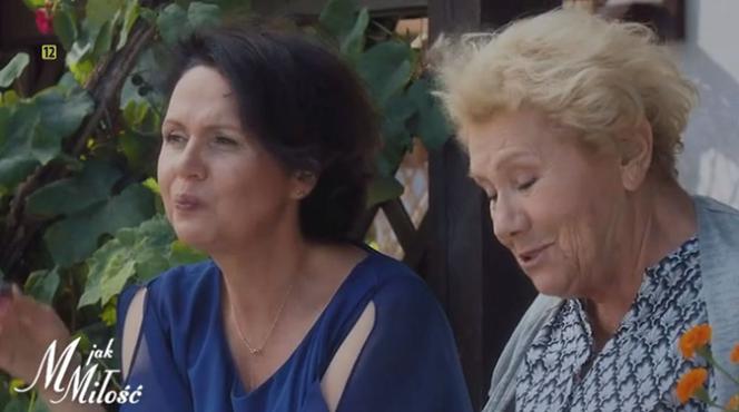 M jak miłość odc. 1409. Barbara (Teresa Lipowska), Marysia (Małgorzata Pieńkowska)