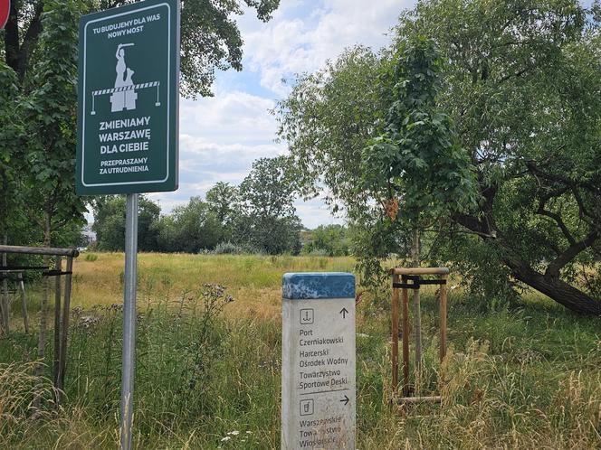 Kładka pieszo-rowerowa nad Kanałem Portowym w Warszawie