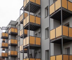 Blok przy Fredry 7 w Katowicach po termomodernizacji