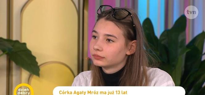 Tak wygląda córka Agaty Mróz, Liliana Olszewska