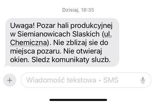 Pożar w Siemianowicach Śląskich
