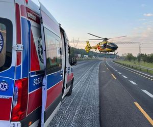 Tragiczny wypadek w Jaworznie. Kierujący quadem zderzył się z samochodem osobowym. Mężczyzna zginął na miejscu