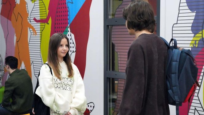 Barwy szczęścia odc. 3231. Ewa (Gabriela Ziembicka), Romeo (Jacek Tyszkiewicz)