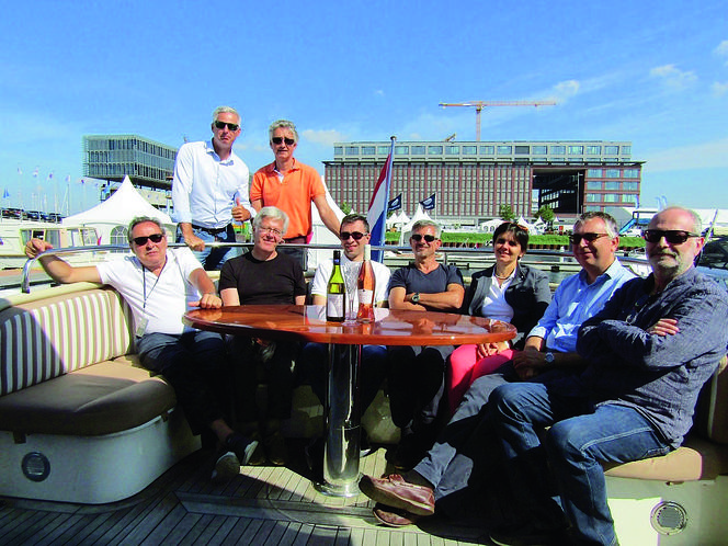 Uczestnicy HISWA presstour Orange Yachting