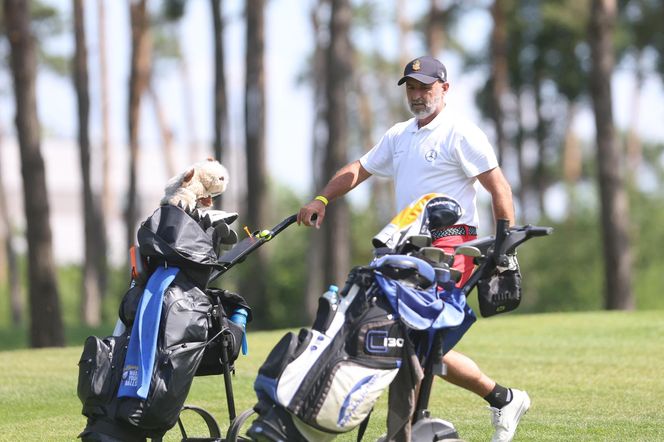 Michał Probierz na polu golfowym