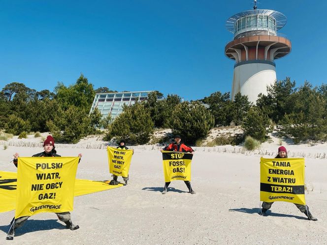  Greenpeace nad Bałtykiem: "Polski wiatr zamiast obcego gazu". Apel do kandydatów na prezydenta