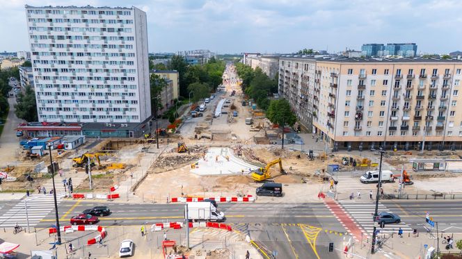 Budowa tramwaju do Dworca Zachodniego od strony Ochoty