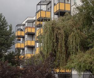 Blok przy Fredry 7 w Katowicach po termomodernizacji